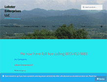 Tablet Screenshot of lobster-enterprisesllc.com